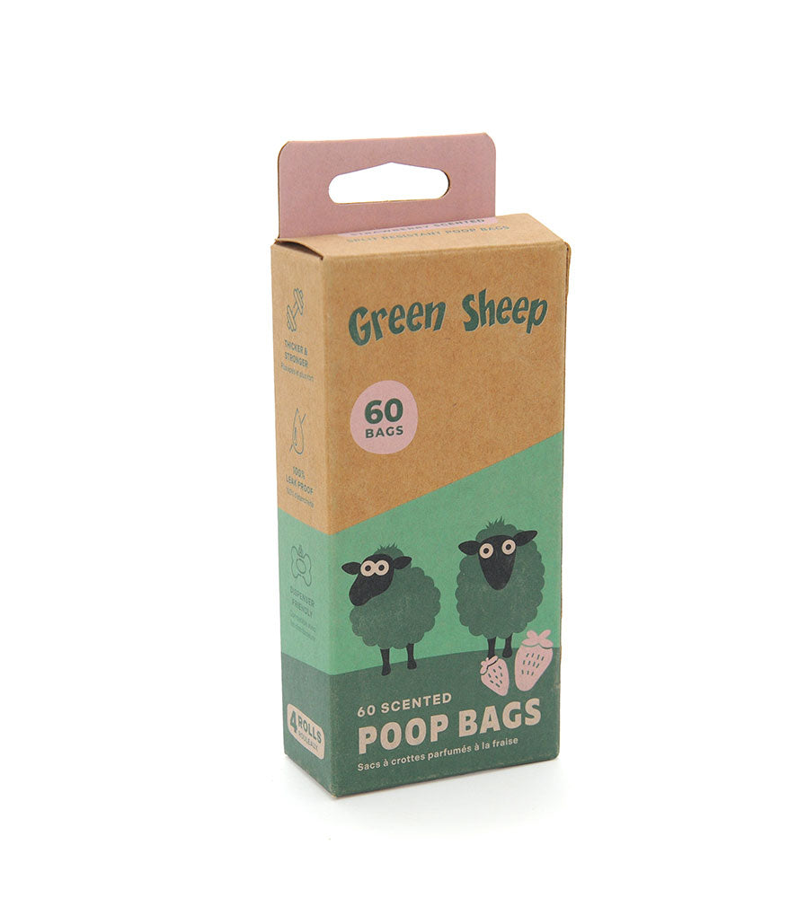 Poop Bags (Strawberry Scented)