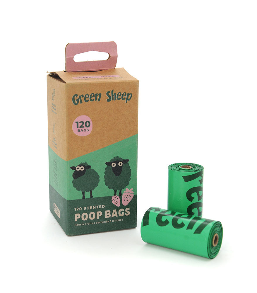 Poop Bags (Strawberry Scented)