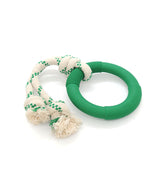 Natural Rubber Hoop With Rope Toy