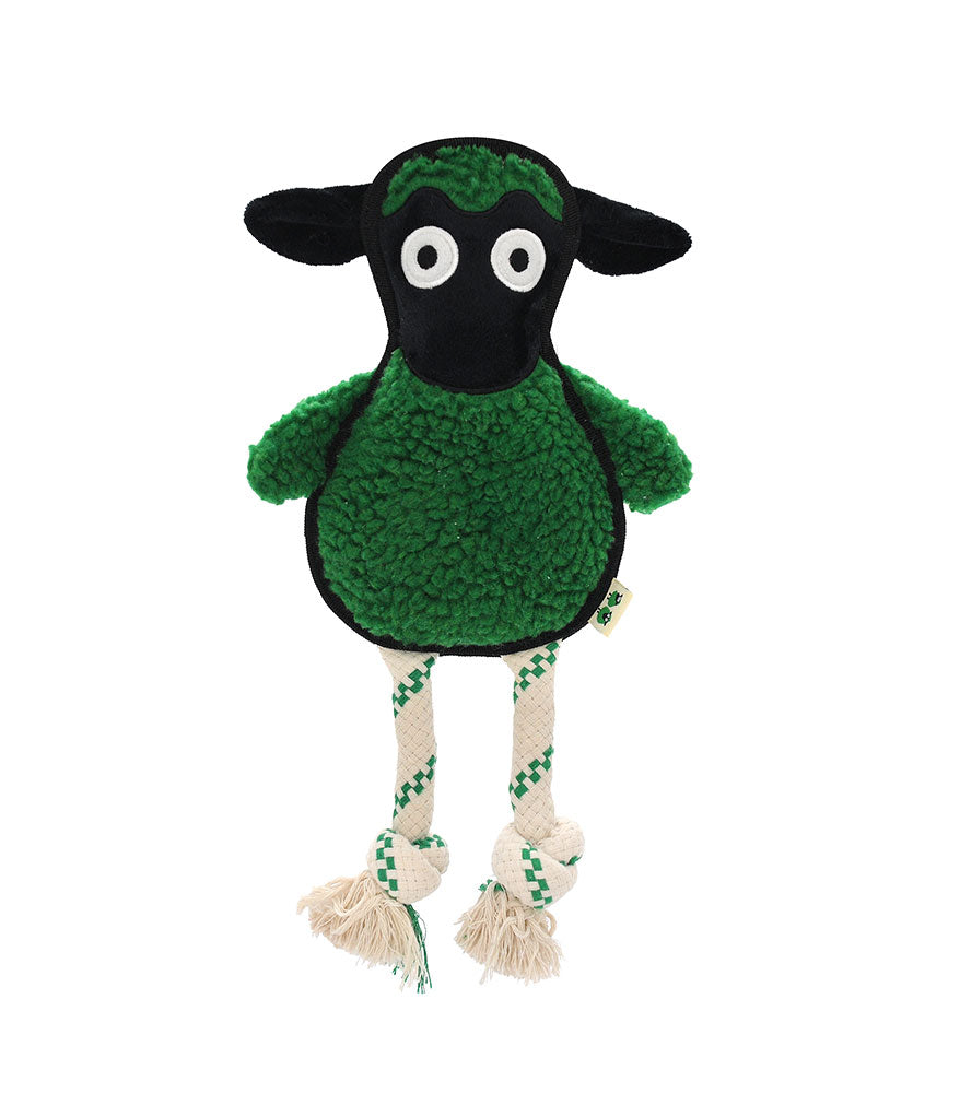 Green Sheep Rope Toy