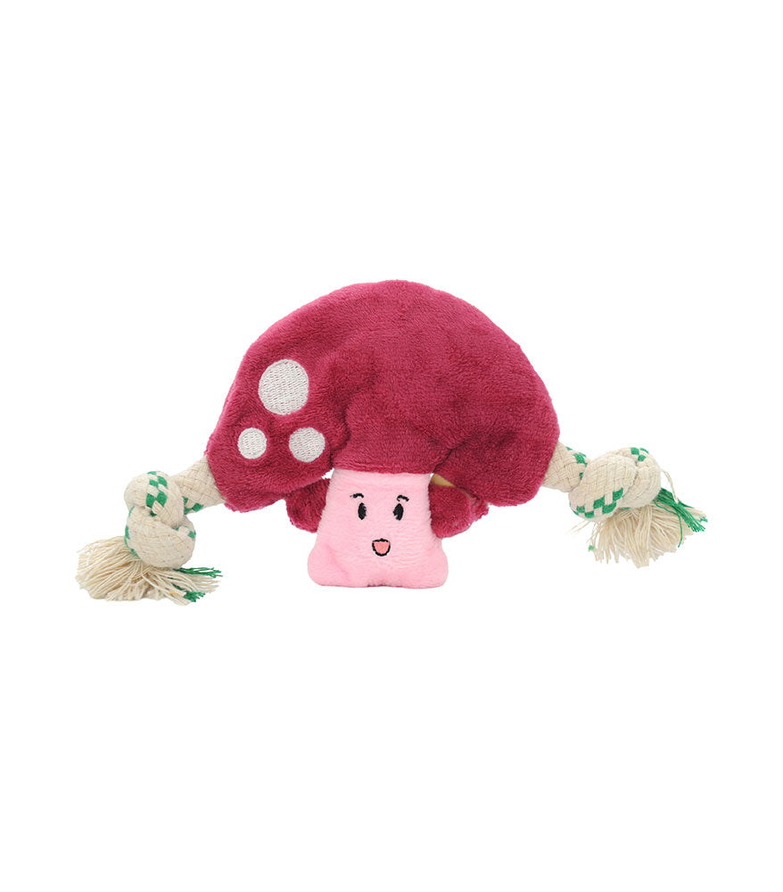 Stuffing Free Plush Mushroom Rope Toy
