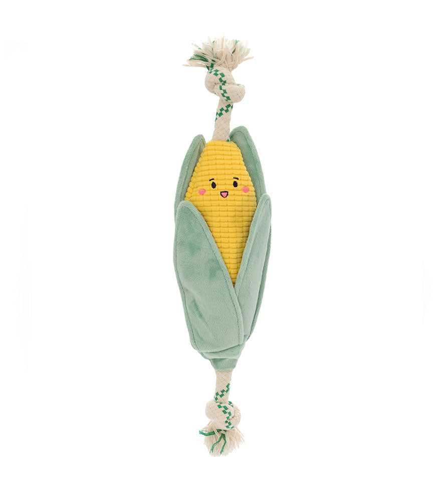 Stuffing Free Plush Corn Rope Toy