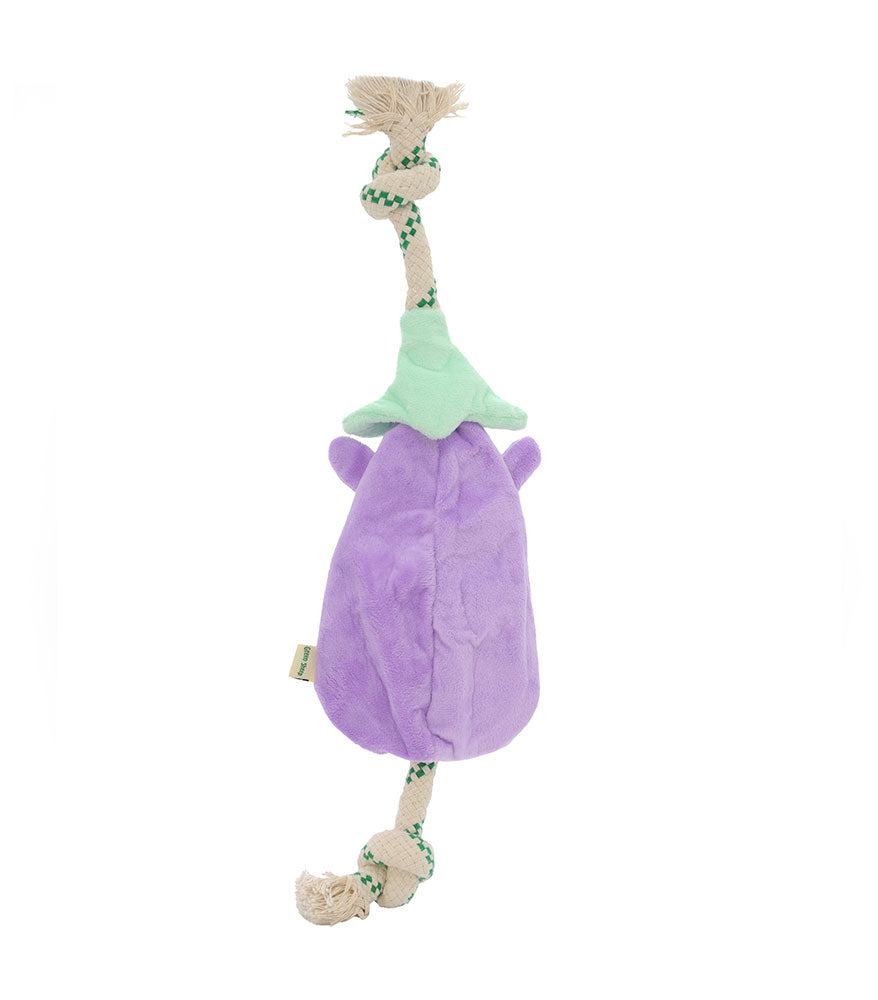 Stuffing Free Plush Aubergine Rope Toy