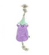 Stuffing Free Plush Aubergine Rope Toy
