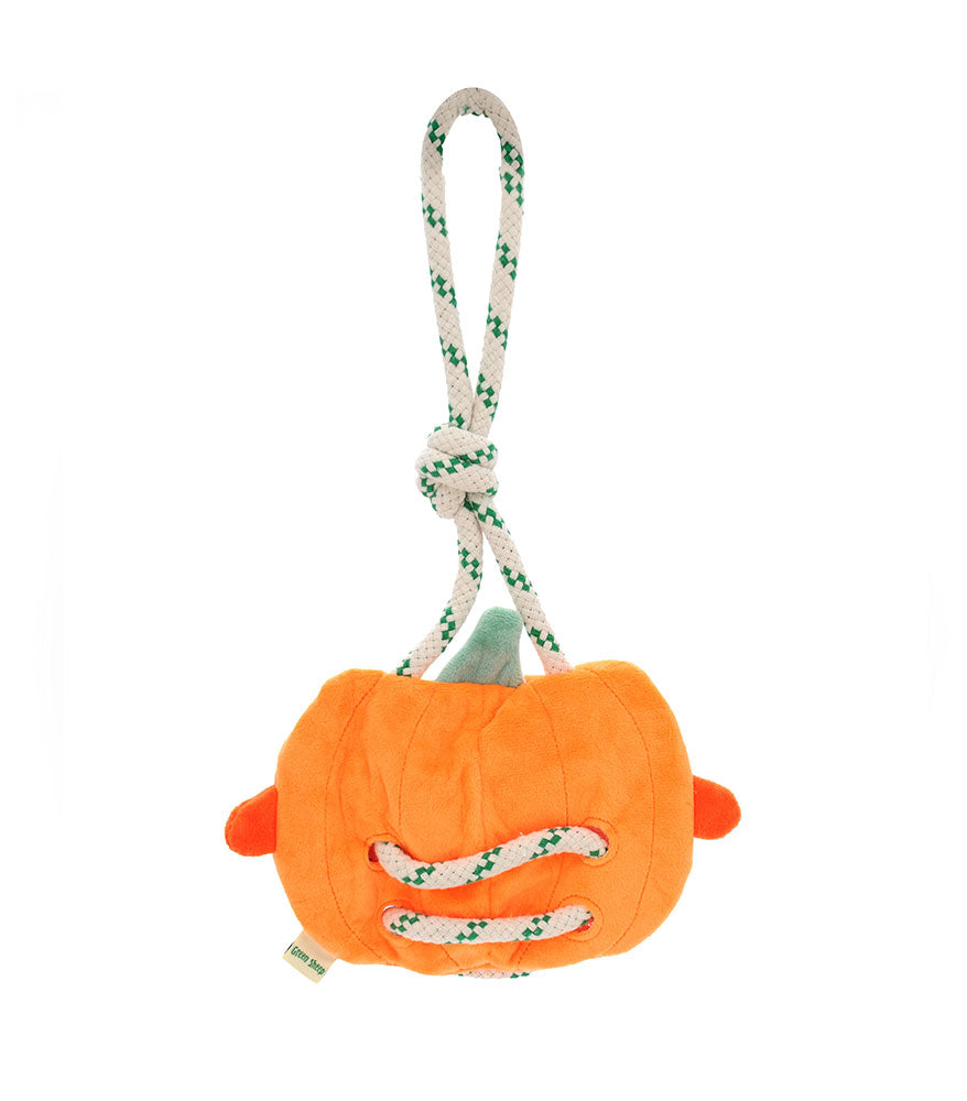 Stuffing Free Plush Pumpkin Rope Toy