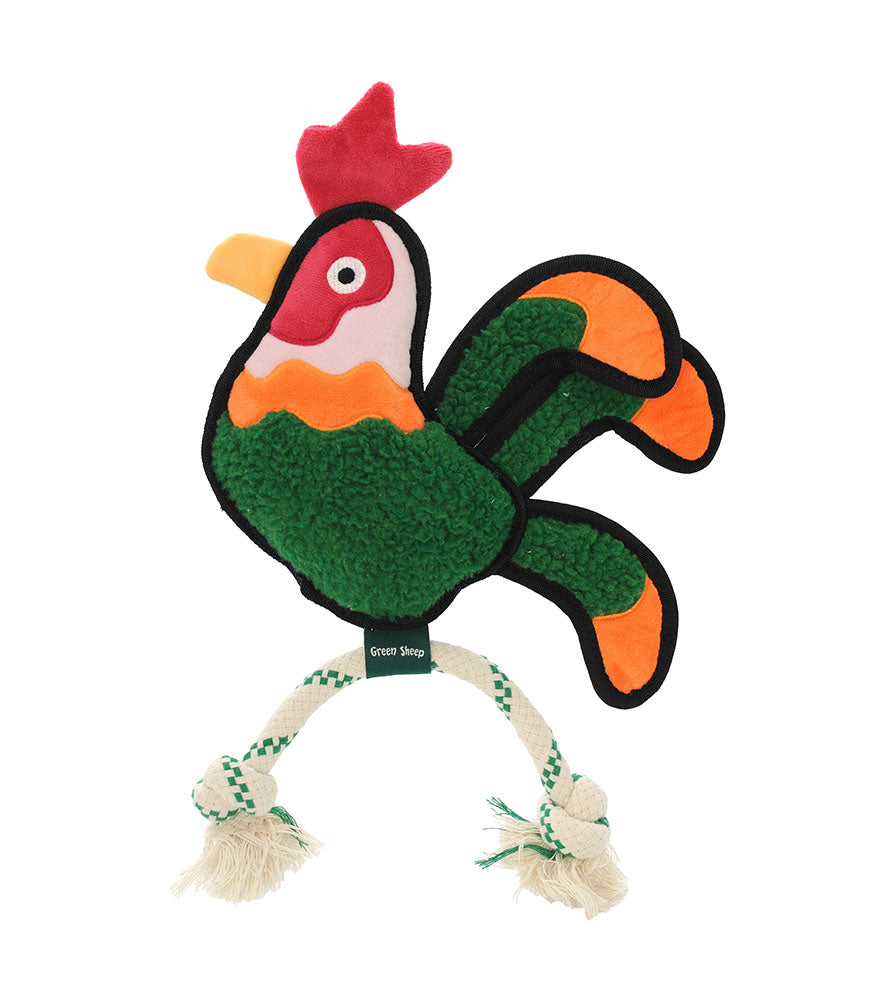 Rough & Tough Rooster Rope Toy (L)