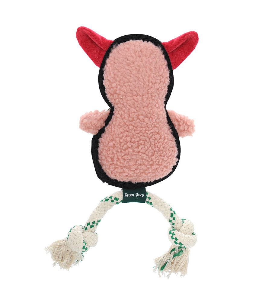 Rough & Tough Pig Rope Toy (M)