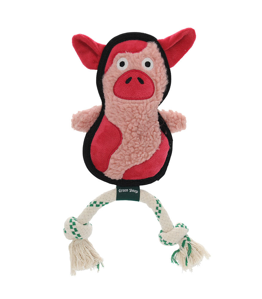 Rough & Tough Pig Rope Toy (M)