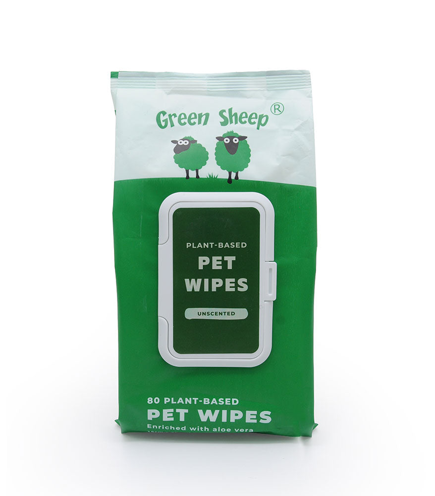Pet Wipes (Unscented) - Pack of 80