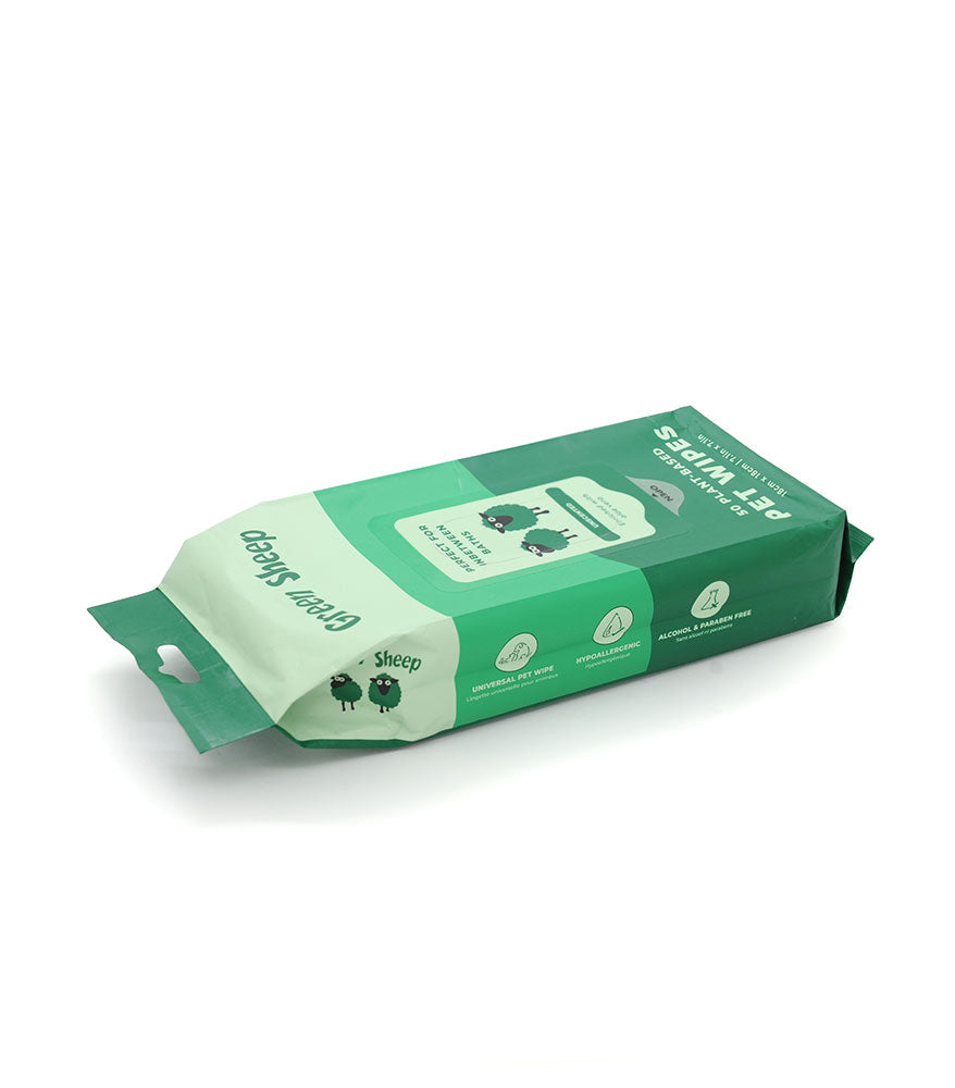 Pet Wipes (Unscented) - Pack of 50