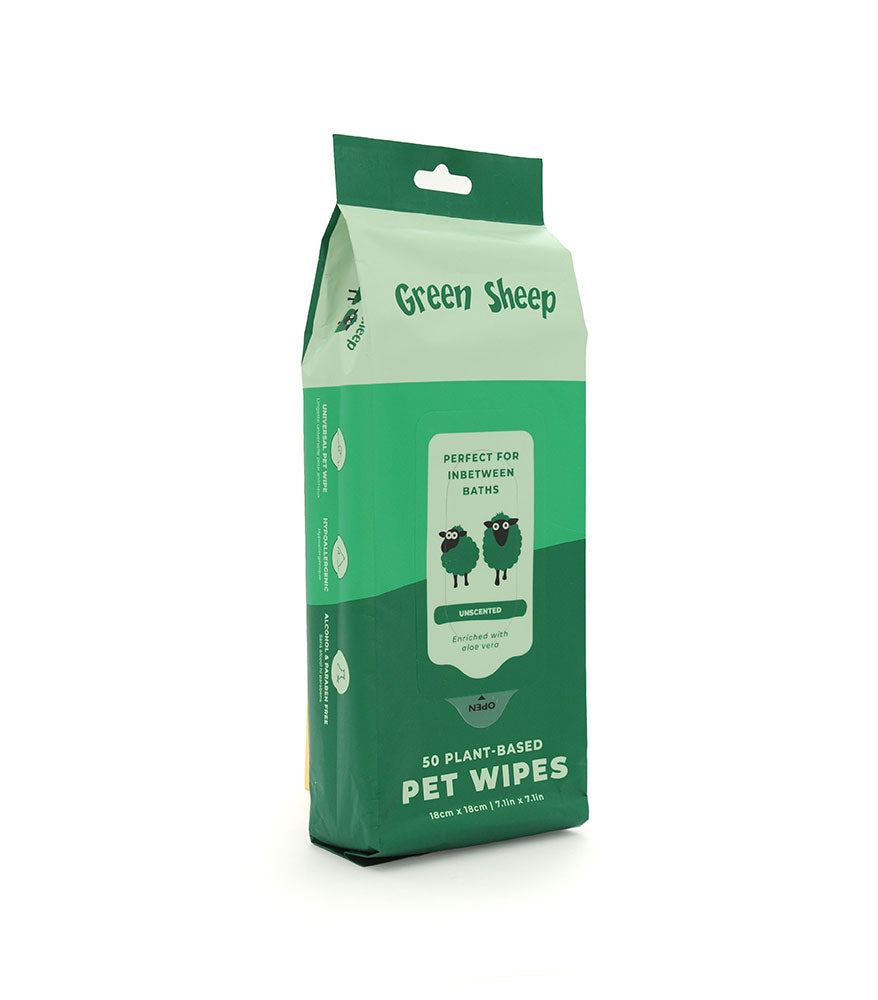 Pet Wipes (Unscented) - Pack of 50