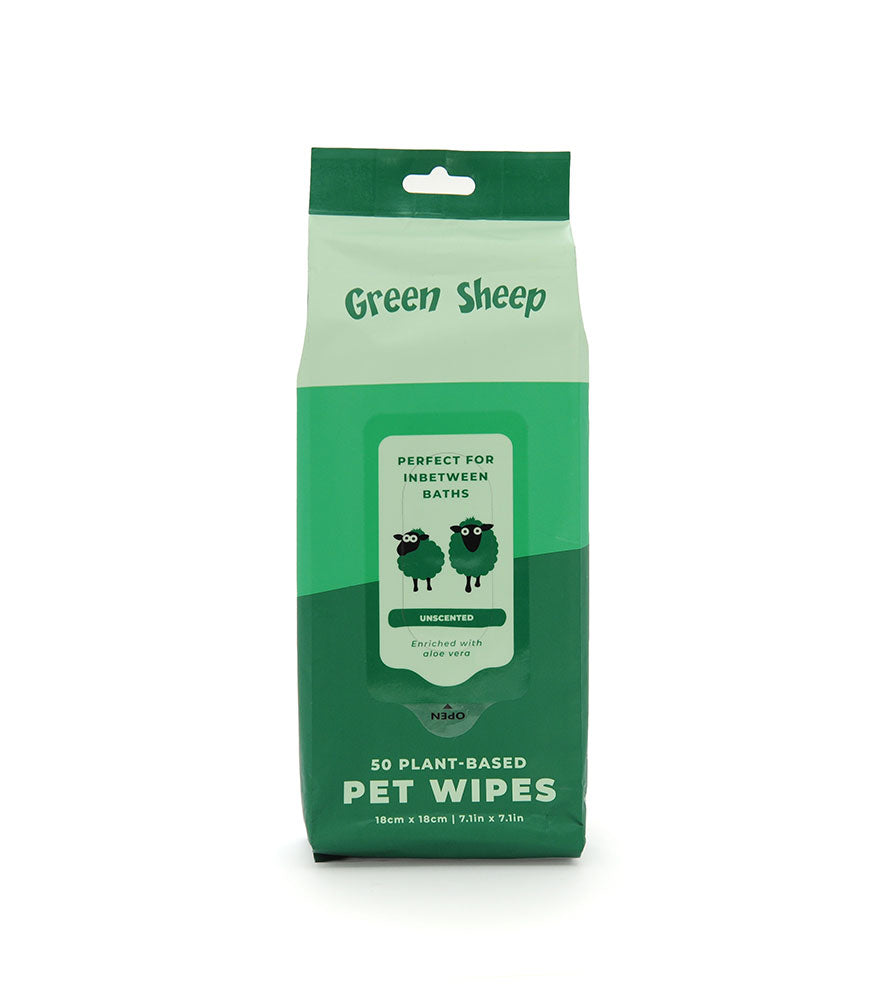 Pet Wipes (Unscented) - Pack of 50
