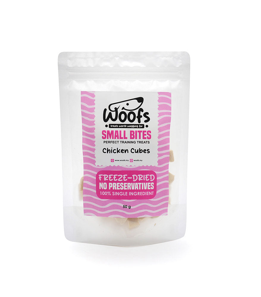 Freeze Dried Chicken Cubes