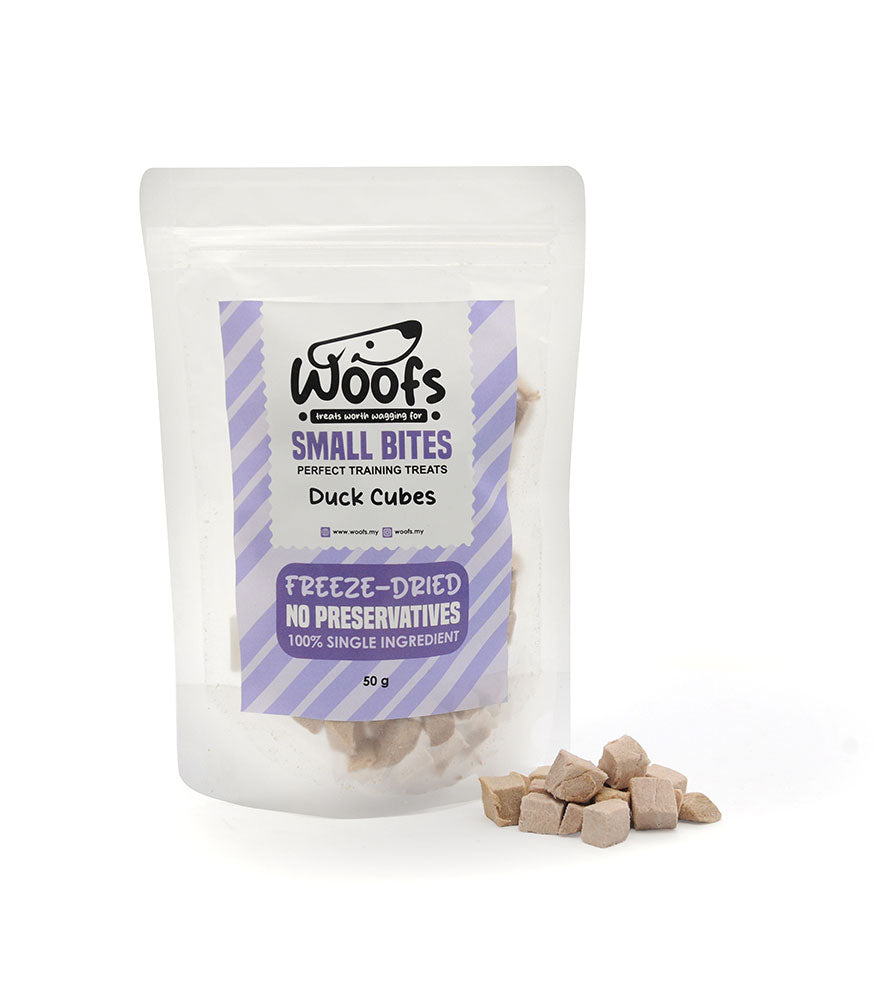 Freeze Dried Duck Cubes