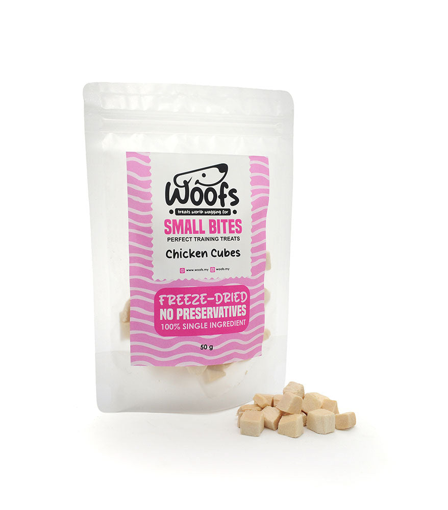 Freeze Dried Chicken Cubes