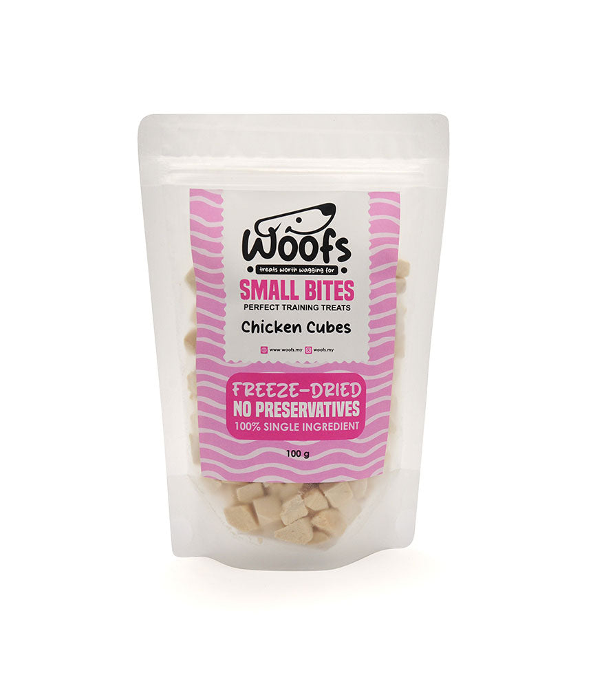 Freeze Dried Chicken Cubes