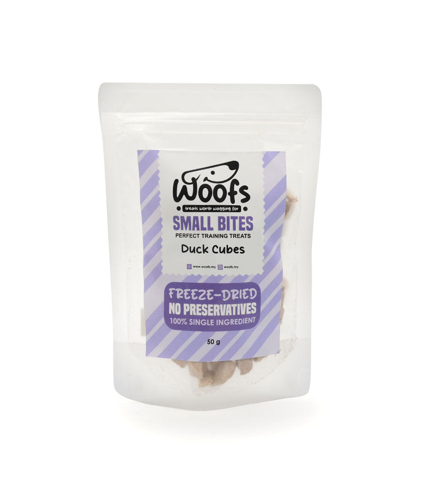 Freeze Dried Duck Cubes