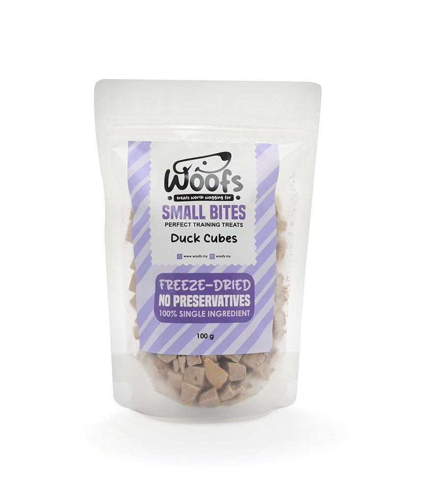 Freeze Dried Duck Cubes