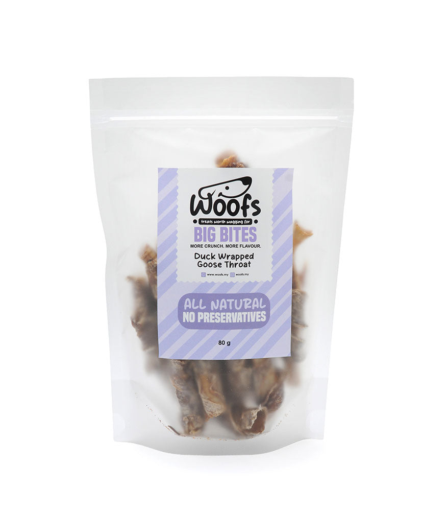 Duck Wrapped Goose Throat 80g