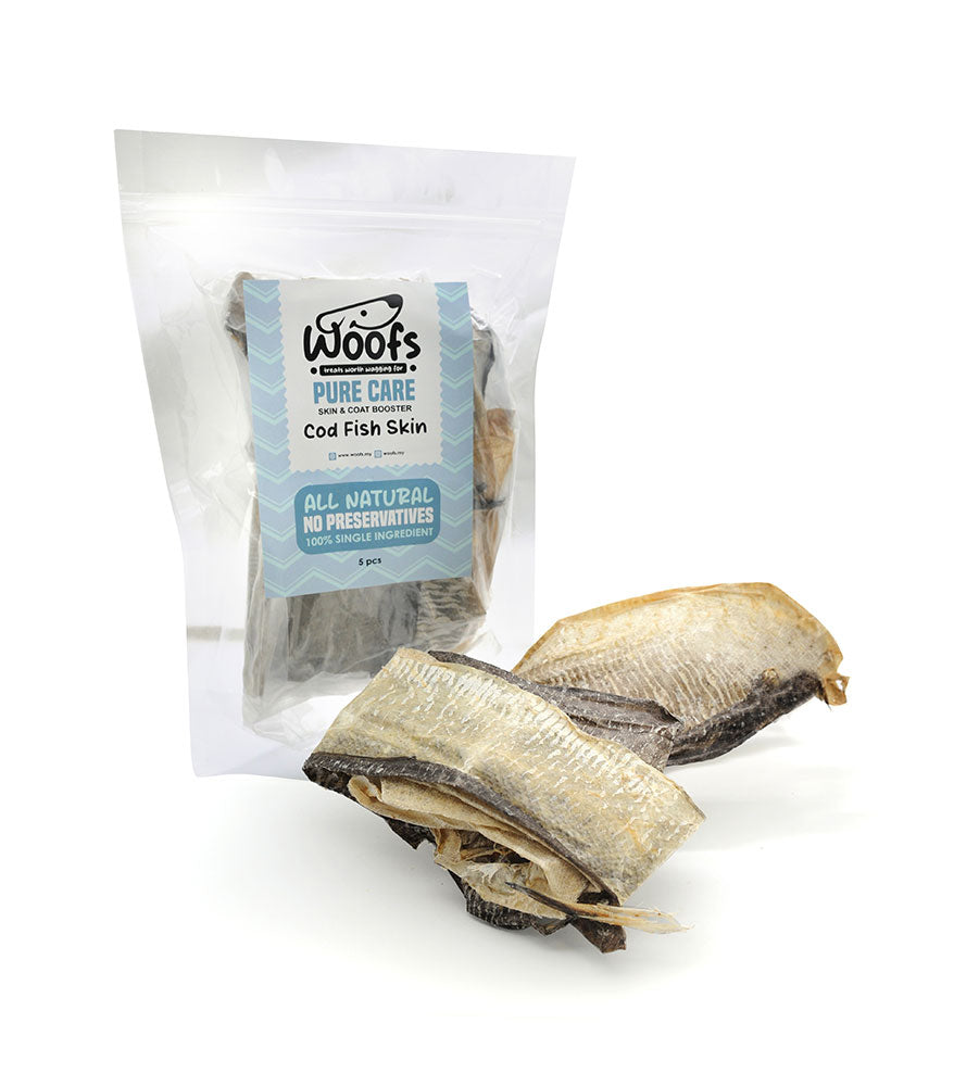 Cod Fish Skin (35cm) - Pack of 5