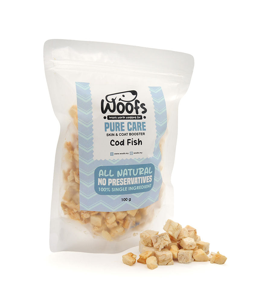 Freeze Dried Cod Cubes