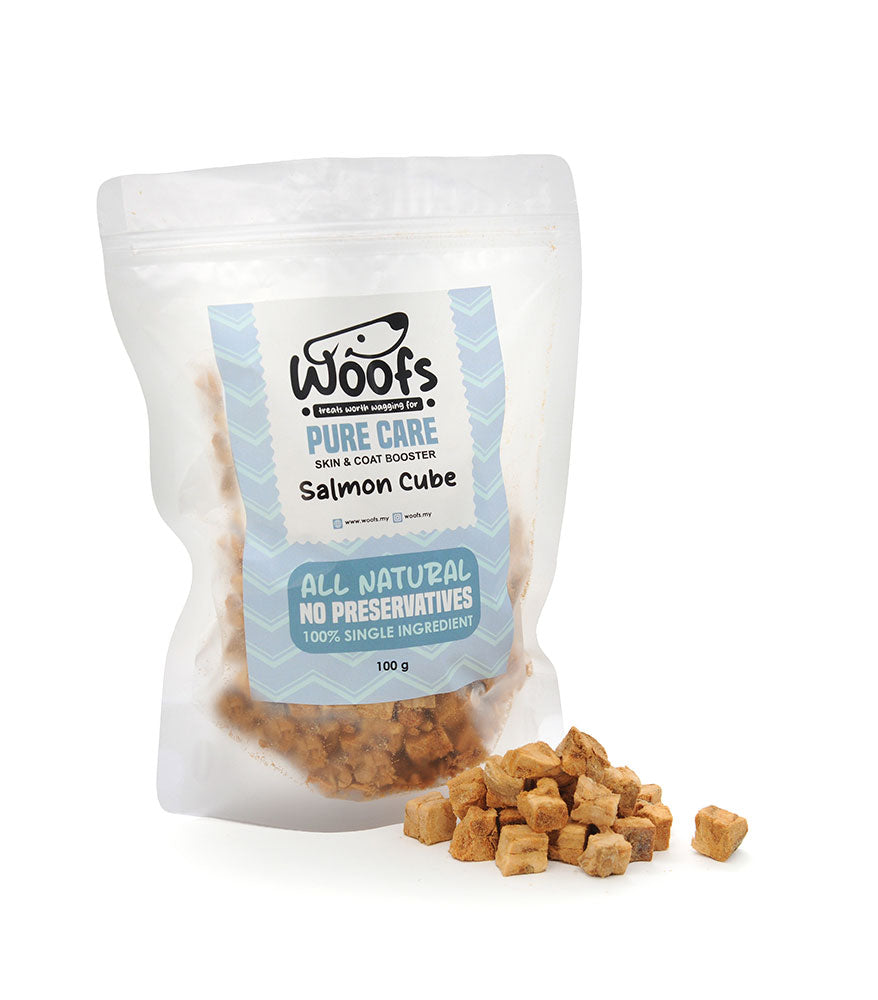 Freeze Dried Salmon Cubes