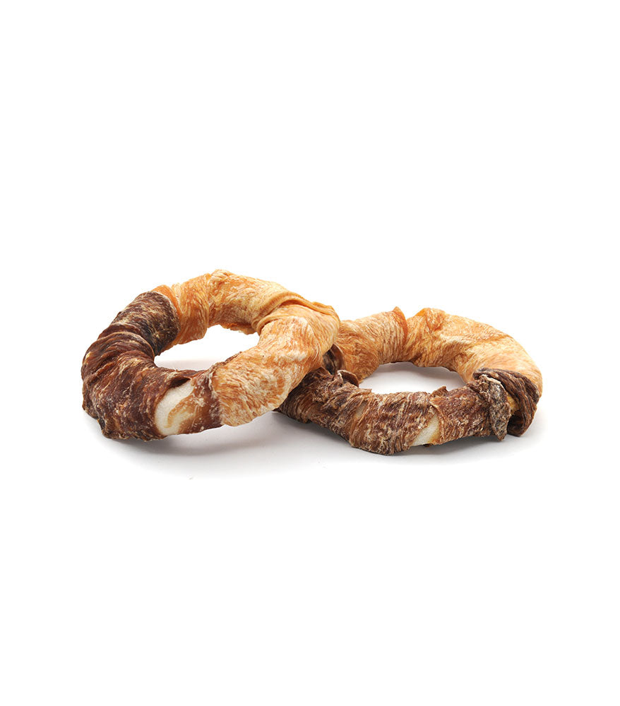 Beef Skin Donut with Chicken & Duck (1 piece)