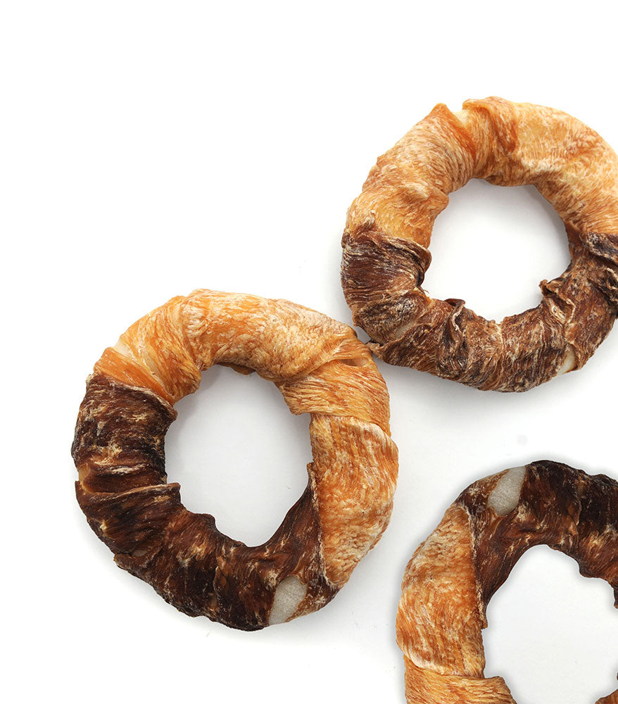 Beef Skin Donut with Chicken & Duck (1 piece)