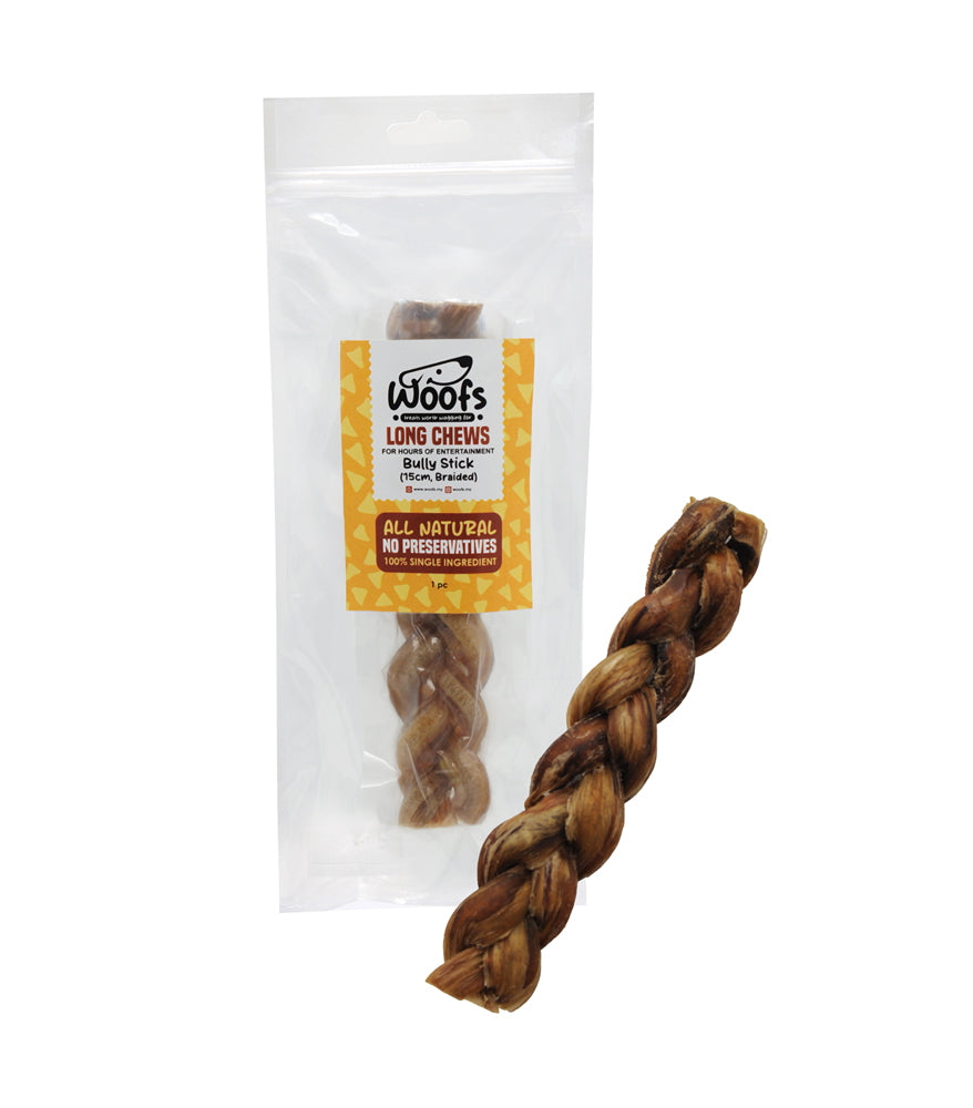 Bully Stick 15cm - Braided