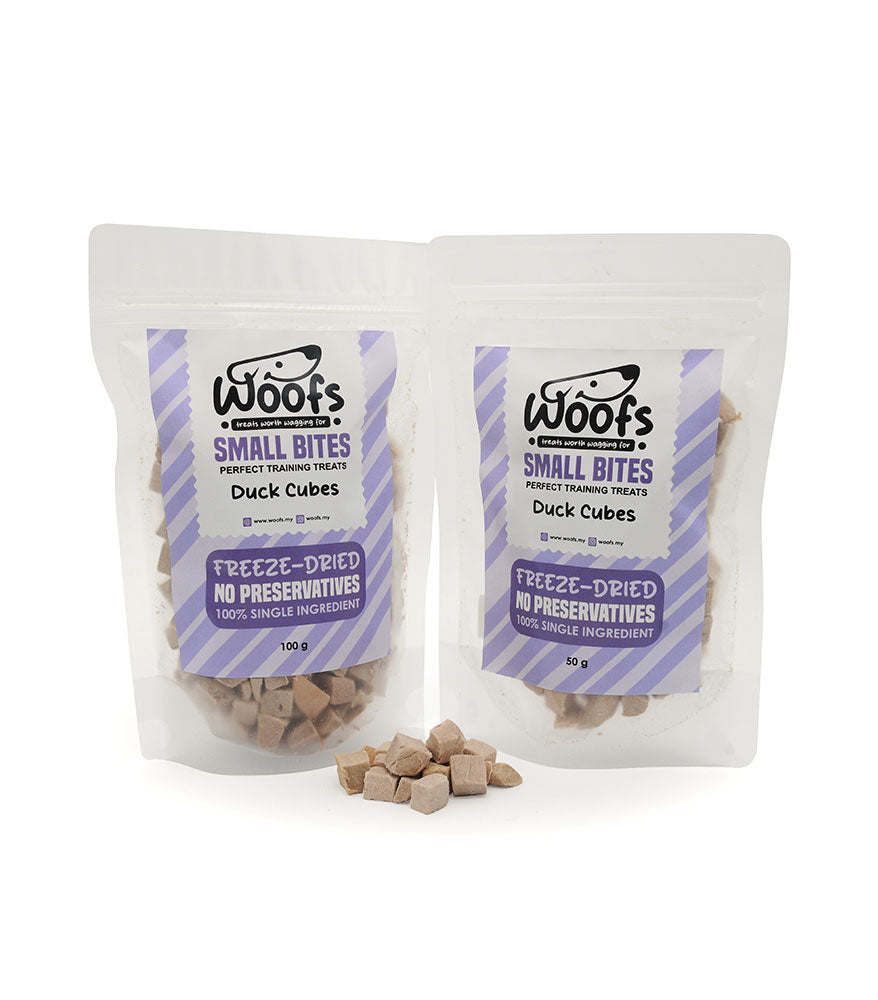 Freeze Dried Duck Cubes