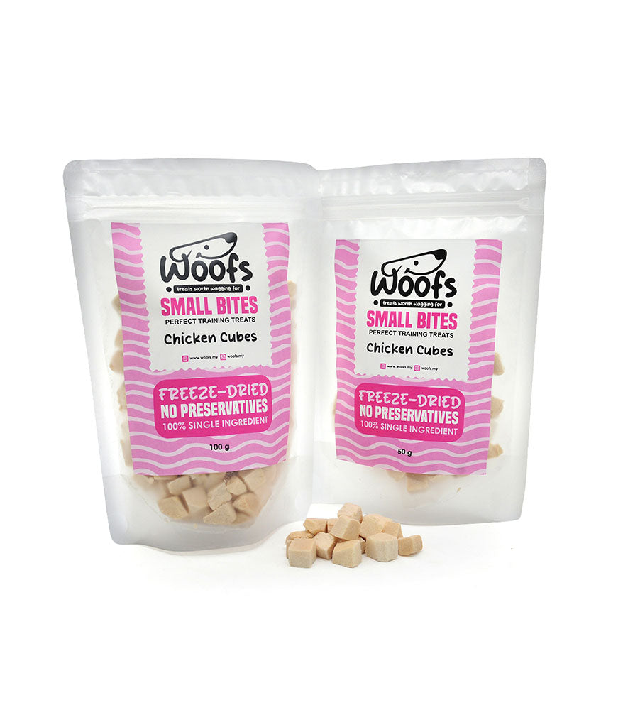 Freeze Dried Chicken Cubes
