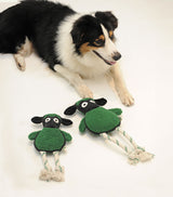 Green Sheep Rope Toy