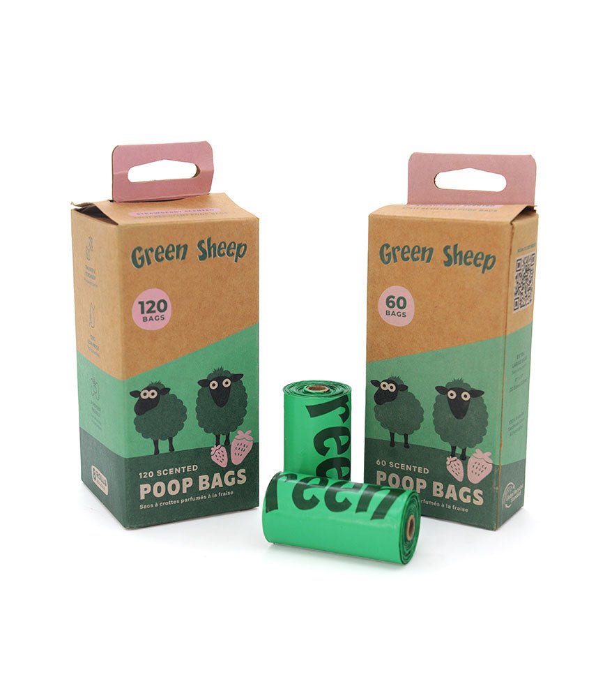 Poop Bags (Strawberry Scented)