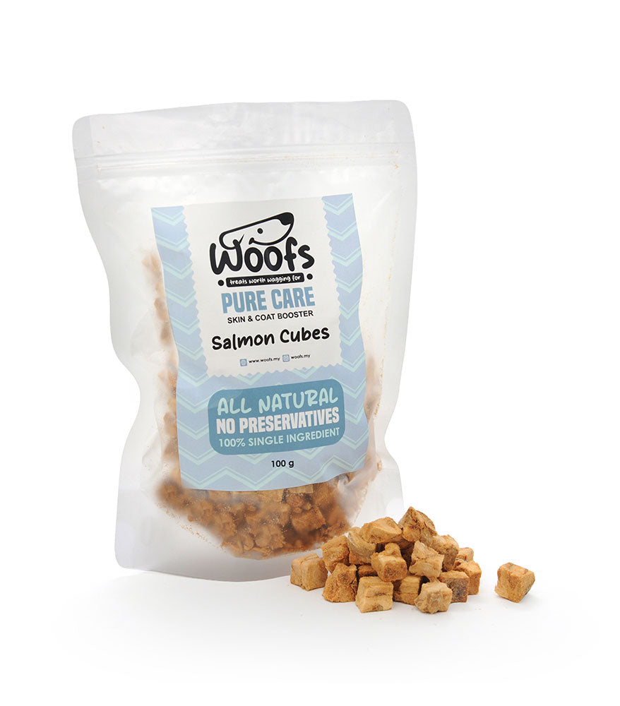 Freeze Dried Salmon Cubes