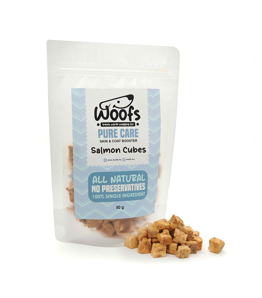 Freeze Dried Salmon Cubes